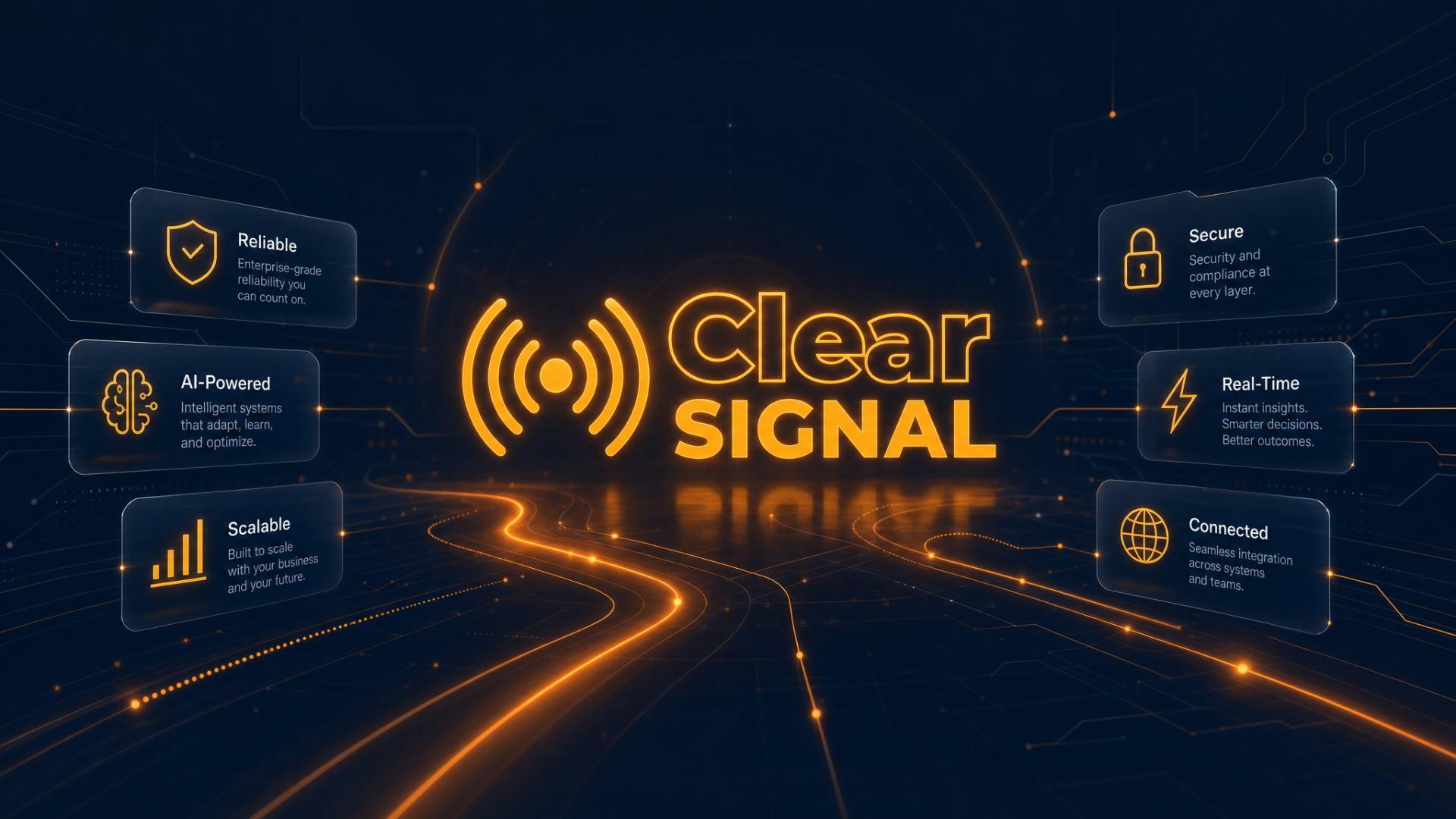 ClearSignal workspace and system visualization