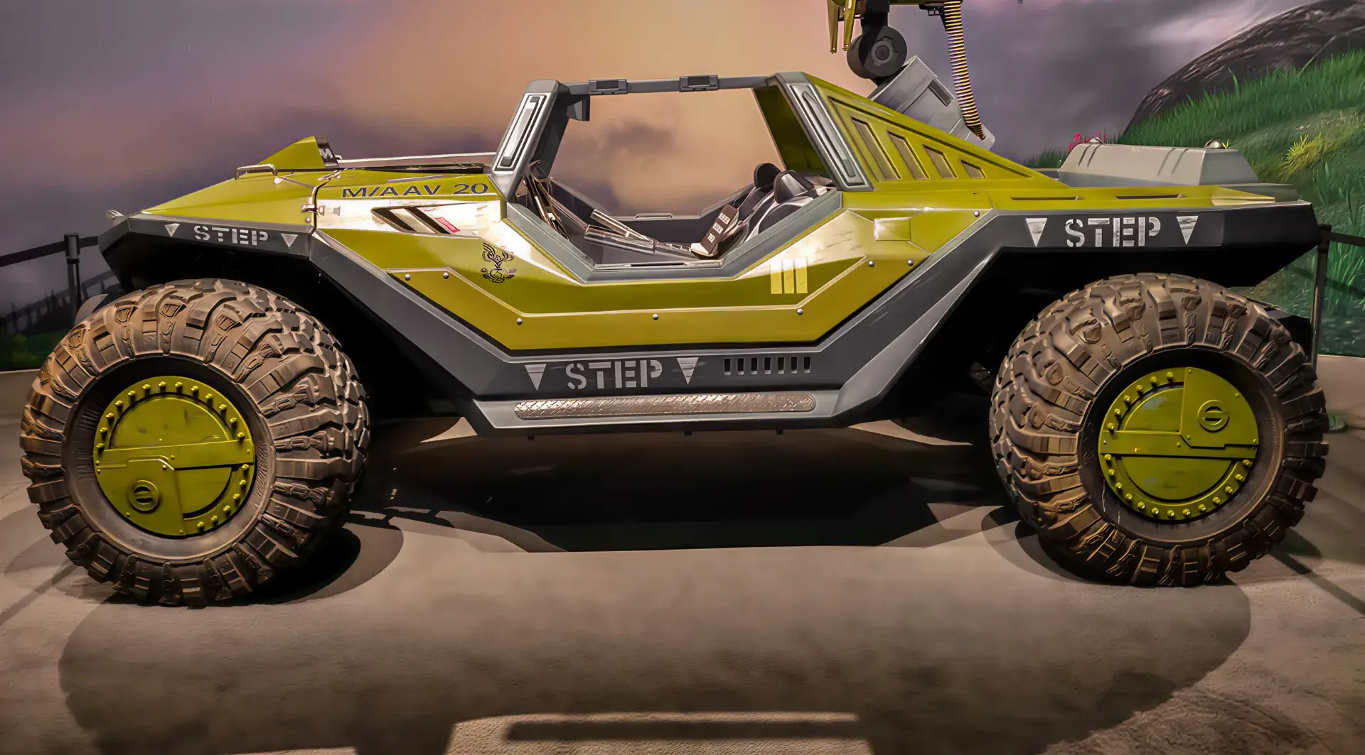 Side view of the Warthog vehicle build