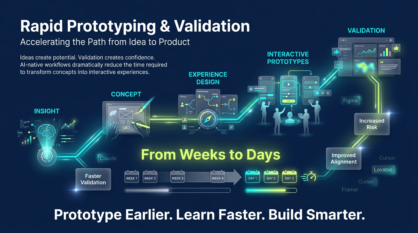 Rapid prototyping and validation, from weeks to days