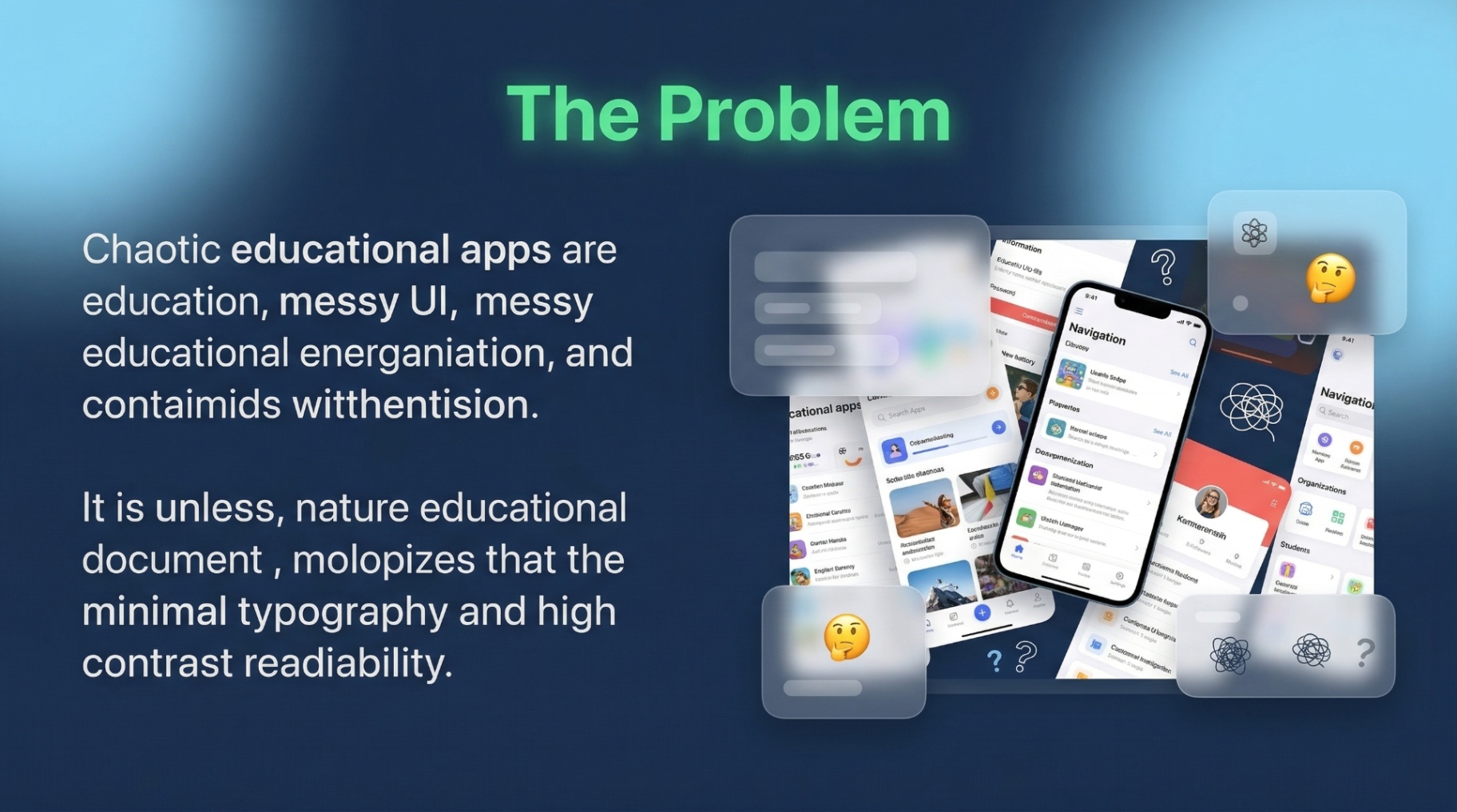 The problem visualization