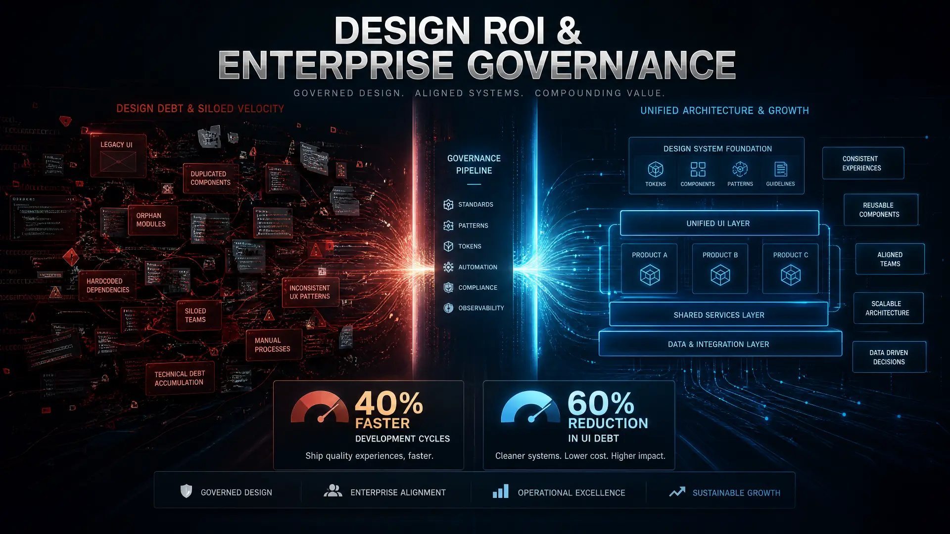 Design ROI & Enterprise Governance: Linking UX Velocity to Top-Line Growth