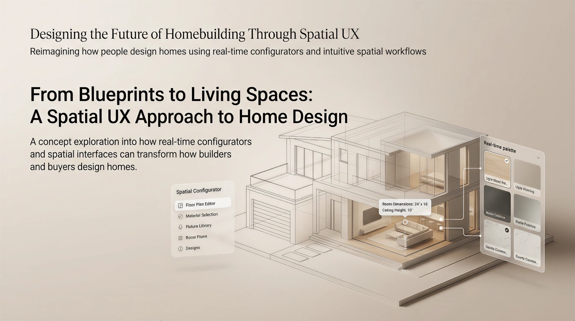 SPATIAL UX HOMEBUILDING CASE STUDY