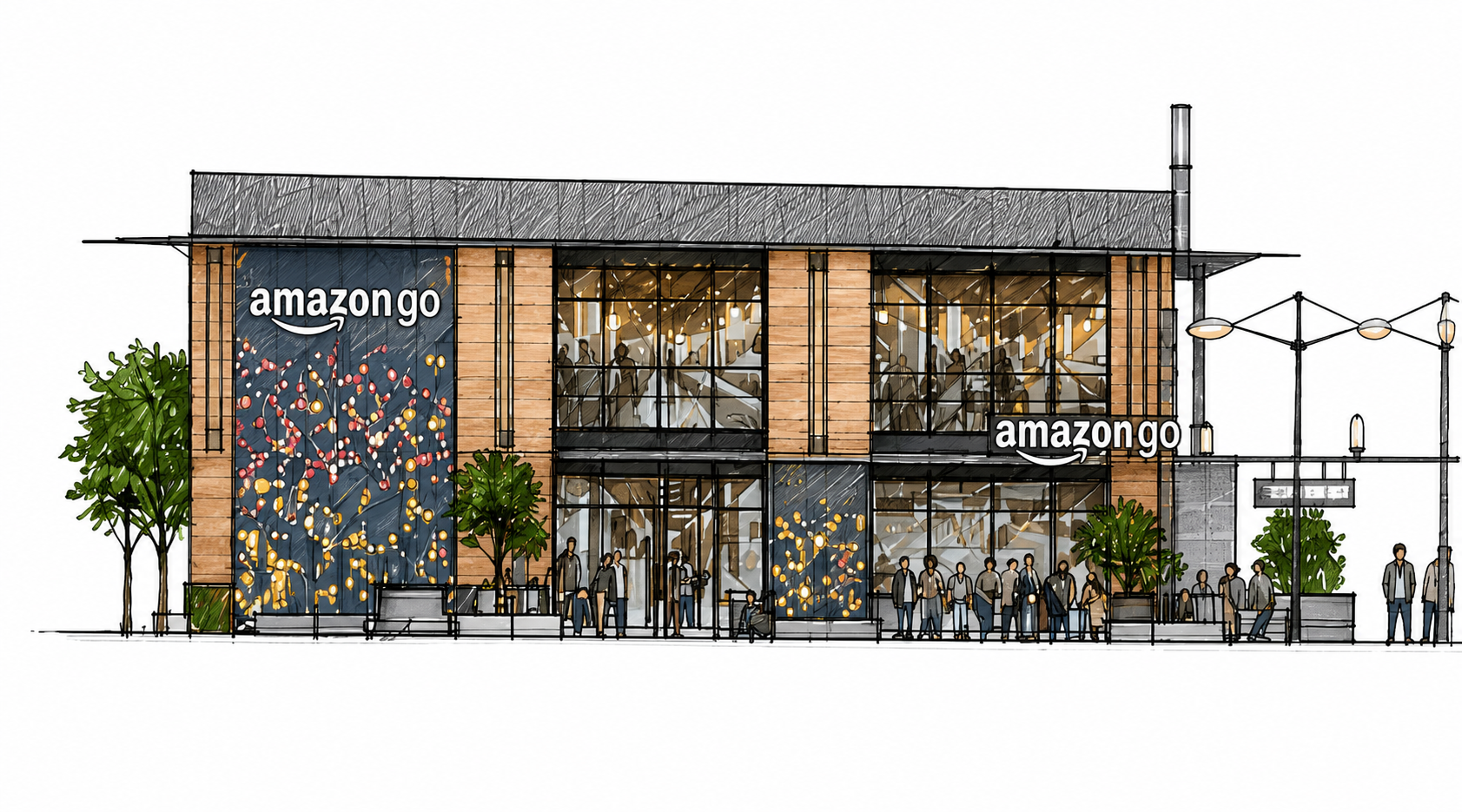 East side concept visualization of the Amazon Go concept