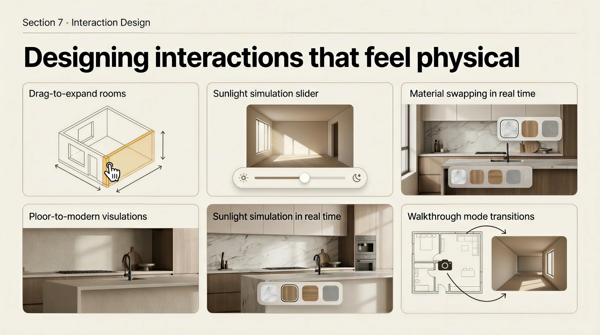 Designing interactions that feel physical